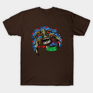 Deep Rock Galactic Cartoon STEEVE with Food Bowl T-Shirt